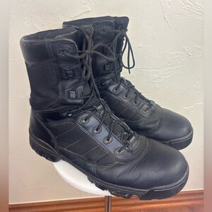 BATES‎ Black Leather Combat Boot Lace Up Military Shoe Tactical Men's Size 12
